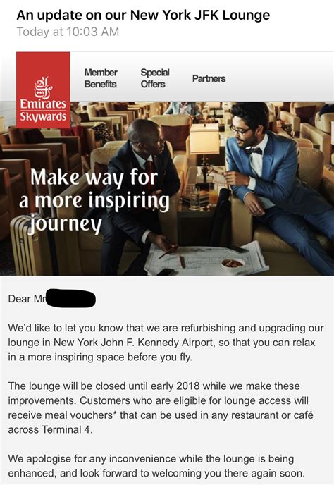 Jfk Emirates Lounge Closing Until Early 2018 — Flight Wonk