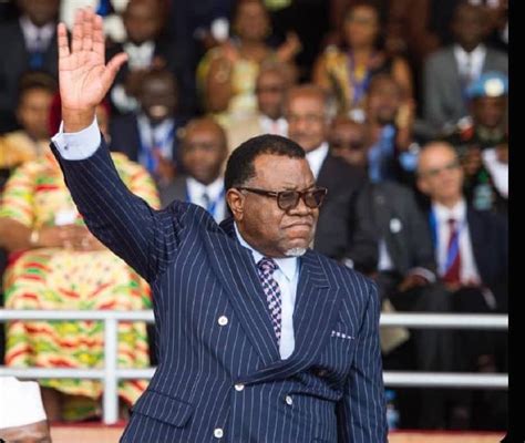 President Mnangagwa Mourns The Late President Hage Geingob Of Namibia Zw Best