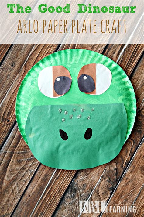 Dinosaur crafts and dinosaur books for preschoolers is a post from dianna kennedy of the kennedy adventures and angie kauffman of real life at home. The Good Dinosaur Arlo Paper Plate Craft