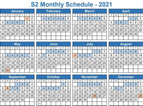 Yearly Calendar Any Year Landscape S2 Roll Offs