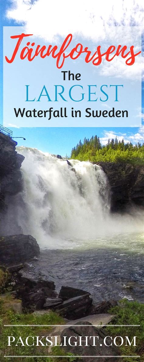 Head To Tännforsens Falls In Duved Sweden To See Gorgeous Rugged