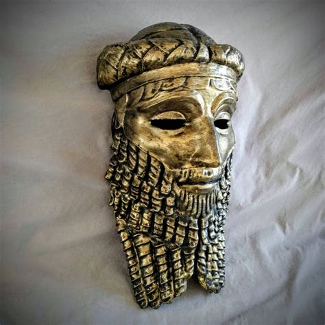 Sargon Of Akkad Mask Akkadian Mask Sargon The Great Etsy