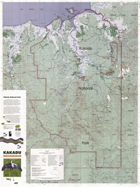 Kakadu National Park Map Geoscience Australia Maps Books And Travel Guides
