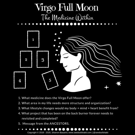 Sacred Ritual For The Full Moon In Virgo Full Moon Tarot Virgo