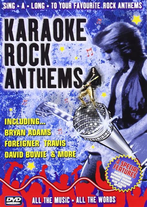 Karaoke Rock Anthems 2003 DVD Amazon Com Br DVD E Blu Ray