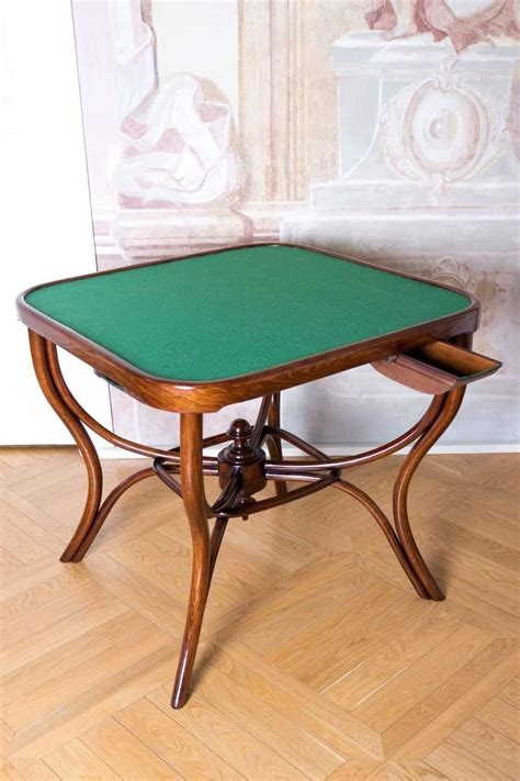 Shop antique and vintage card tables and tea tables on sale. Wien Thonet Secession Card Table For Sale at 1stdibs