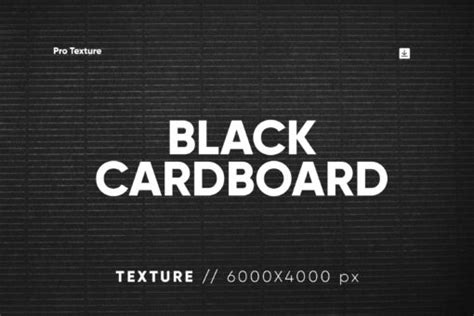 20 Black Cardboard Textures Filtergrade