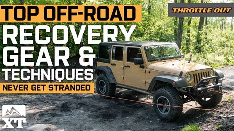 The Jeep Off Roading Recovery Gear And Techniques You Need To Know