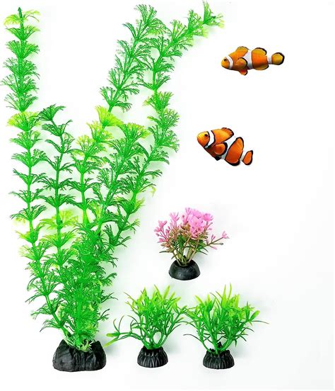 Bluecoco Tall Artificial Aquarium Plants Fish Tank Plants