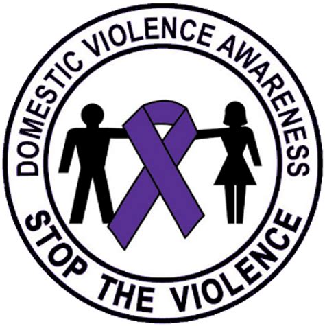 domestic violence awareness month clip art