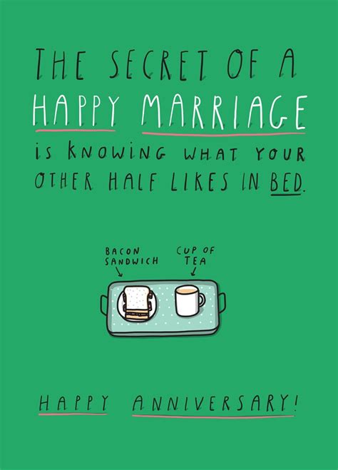 The Secret Of A Happy Marriage Card Scribbler