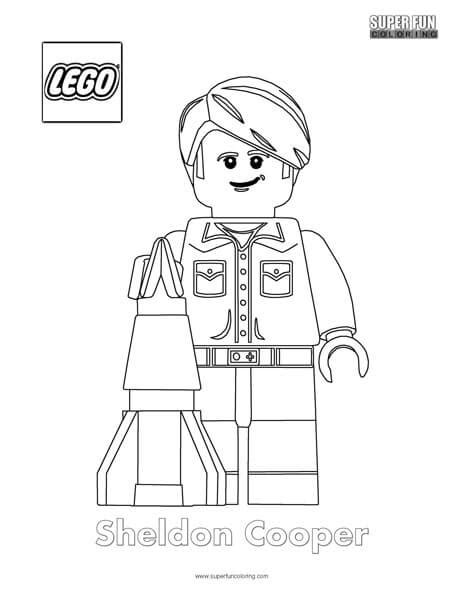 Lego Minifigure Coloring - Super Fun Coloring