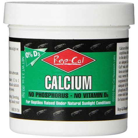 Besides, some veterinarians may recommend liquid. Rep Cal Ultrafine Calcium Without Vitamin D3