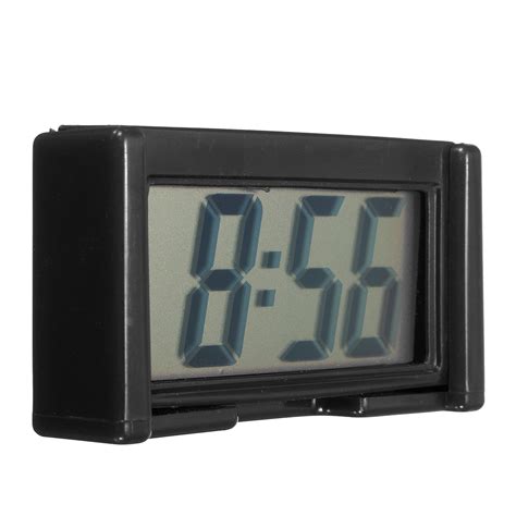 4 Colors Automotive Digital Car Lcd Clock Self Adhesive Stick On Time
