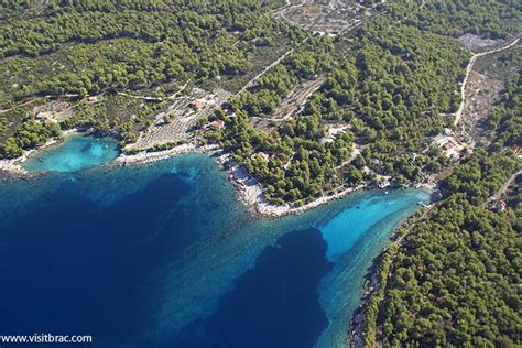Bucht Salbunara Milna Insel Bra Kroatien