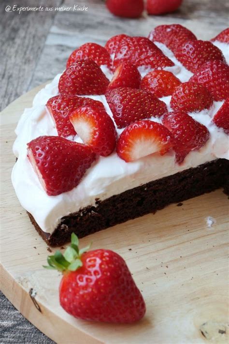 Egal ob gekocht, gegrillt od. Leichte Erdbeer-Brownies - Experimente aus meiner Küche ...