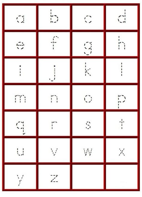 Traceable Alphabet Worksheets A Z Activity Shelter
