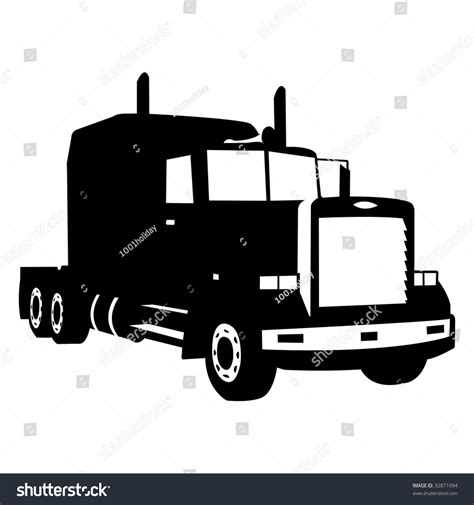 Free Free 88 Silhouette Semi Truck Svg Free SVG PNG EPS DXF File