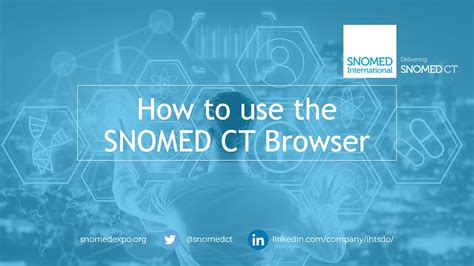 How To Use The Snomed Ct Browser Youtube