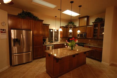 Maple Cognac Kitchen Cabinets Home Cabinets Design