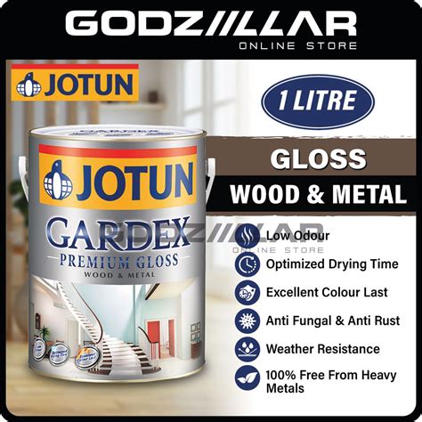 1l Jotun Gardex Premium Gloss Wood And Metal Gloss Cat Kayu And Besi