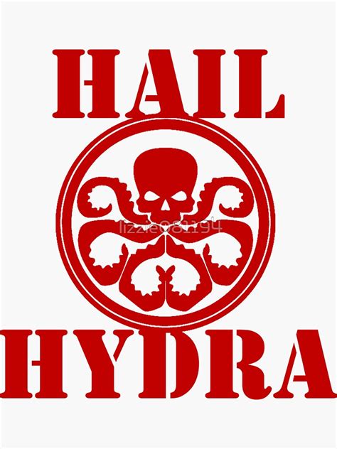 Hail Hydra Sticker By Lizzie081194 Redbubble