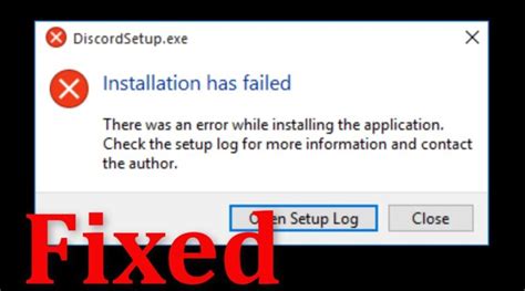 How To Fix Discord Installation Has Failed Error Windows 1087