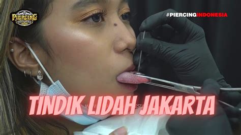 Tindik Lidah Jakarta Kado Ulang Tahun Piercing Indonesia Youtube