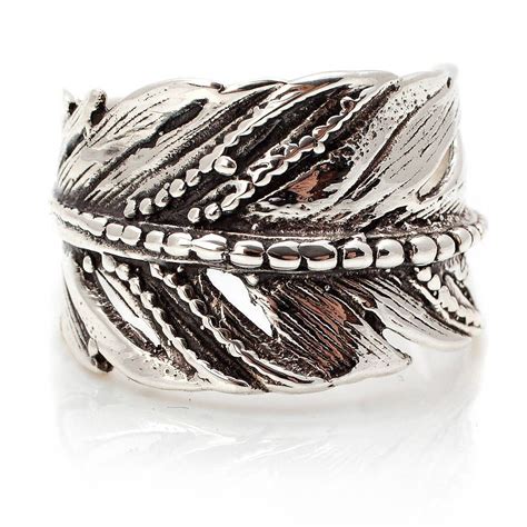 25 Off Sterling Silver Feather Ring By Charlottes Web
