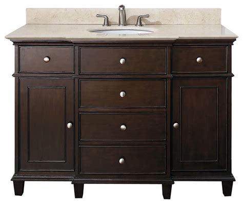 Browse a large selection of traditional bathroom vanity designs, including single and double vanity options in a wide range of sizes, finishes and styles. Classic Bathroom Vanities Walnut Finish - Traditional ...