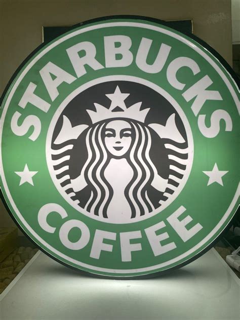 Starbucks Lighted Signage Double Sided Signage Furniture And Home