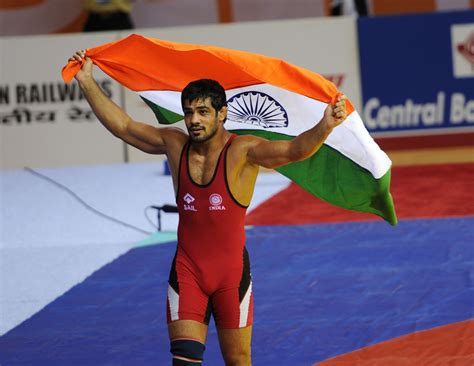 Competing in the 66 kg weight division he won the 2010. Sushil Kumar wrestling champion - Kridangan