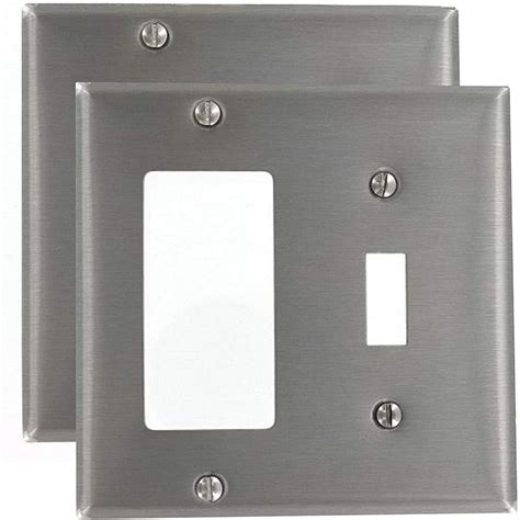 Pack Of 2 Wall Plate Outlet Switch Covers By Sleeklighting Decorative