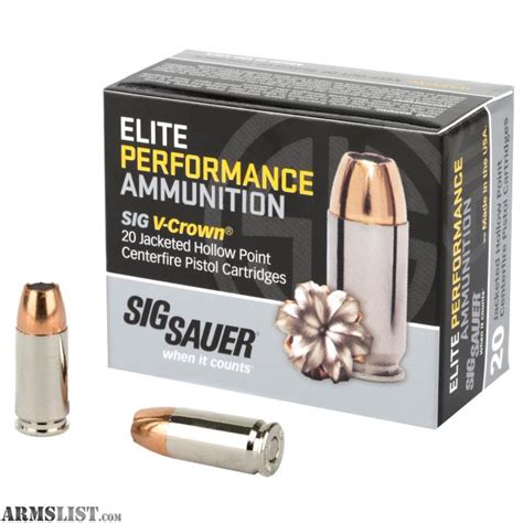 Armslist For Sale Sig Sauer Elite Performance 9mm Luger 115