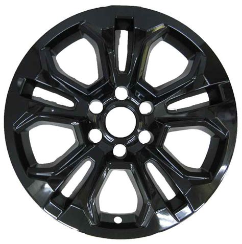 20 Inch Chevrolet Silverado Ltz 2022 2023 Gloss Black Wheel Skins 4