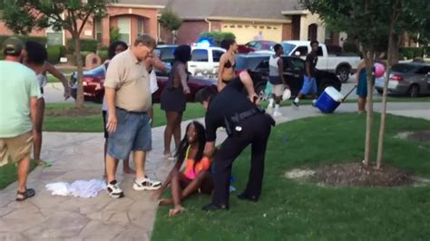 texas pool party chaos police officer resigns cnn