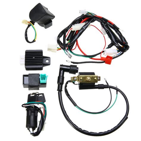 Cdi assembly, ignition coil, system inspection. Motorcycle Ignition Key Coil Wiring Harness Kit For 50cc 110cc 125cc Dirt Bike 7591990760607 | eBay