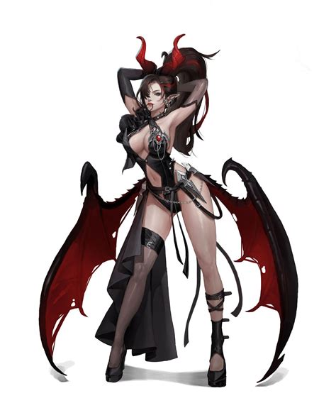 Succubus By Gantzu On Deviantart Game Concept Art Fantasy Art Women Concept Art Characters
