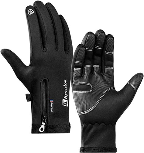 Kyncilor Winter Gloves For Men Women Waterproof Touch Screen Full