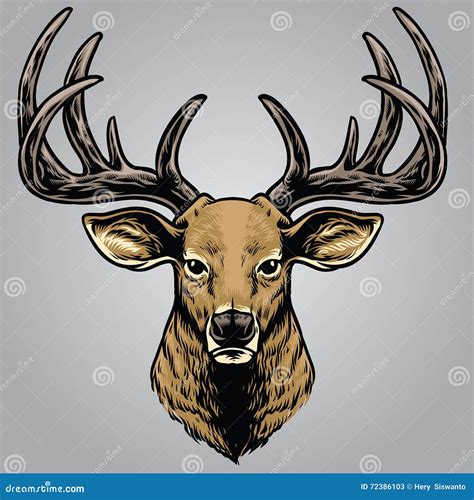 Discover 84 Deer Head Drawing Vn