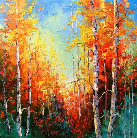 Autumn Painting By Olha Darchuk Fine Art America