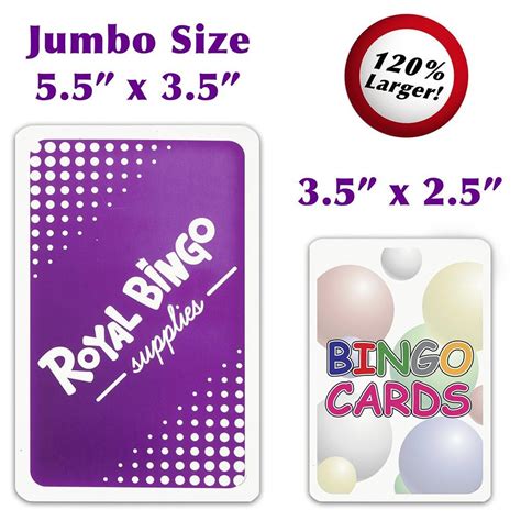 Jumbo Bingo Calling Cards Gbin 802