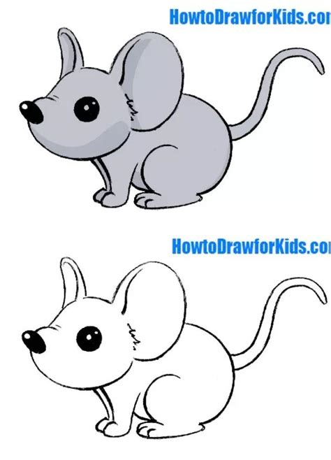25 Easy Mouse Drawing Ideas How To Draw A Mouse 2023