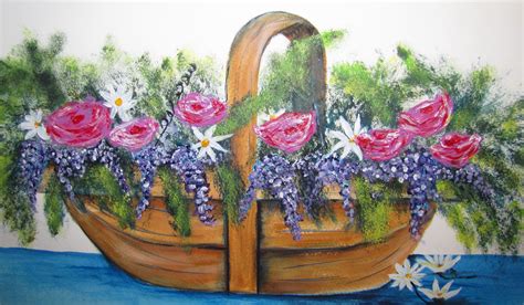 Basket Of Flowers Make You Feel How Are You Feeling Flower Basket