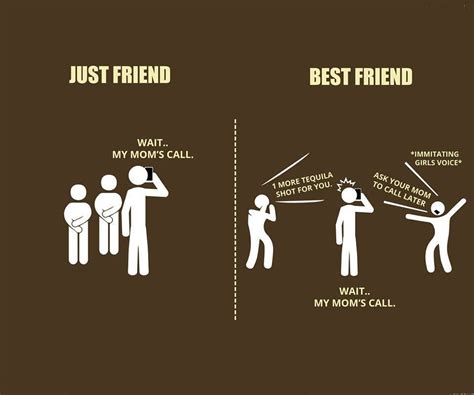 Quirky Posters That Explain The Difference Between Just A Friend And The Best Friend Just