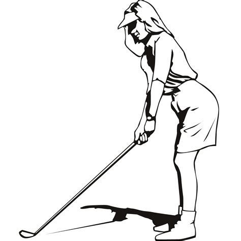 Picture Of Golfer Clipart Best