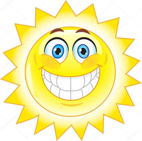 Sun Smile Symbol — Stock Vector © Natalipopova 26384109