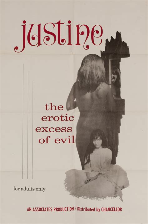 Justine The Erotic Excess Of Evil Original American X Rated Adult