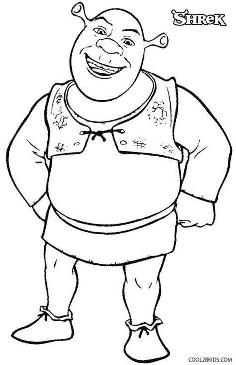 Letter coloring pages of alphabet. Printable Shrek Coloring Pages For Kids