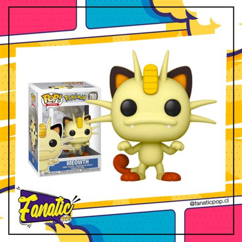 Funko Pop Pokemon Meowth 780 Fanatic Pop
